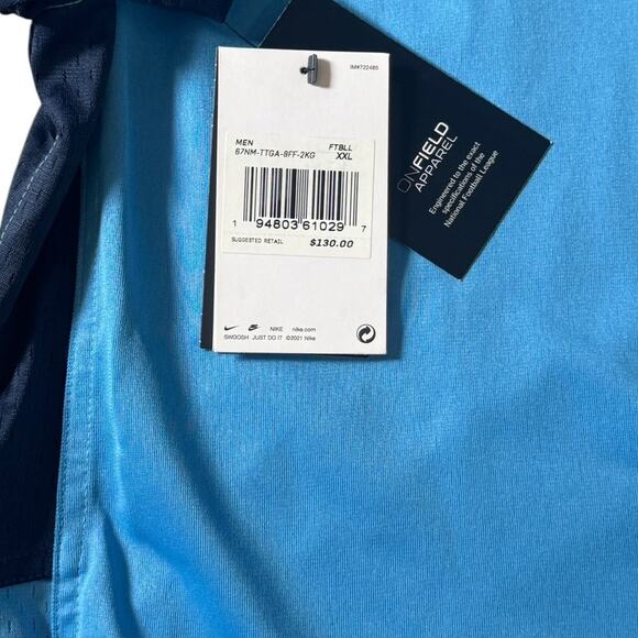 NWT! Nike Men's NFL Football Blue Tennessee Titans AJ Brown 11 Jersey - Size XXL - Picture 6 of 6